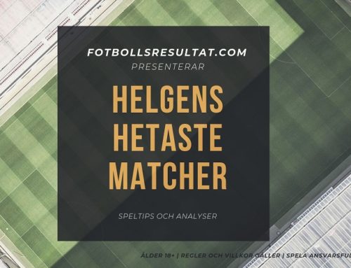 SPELTIPS: Helgens hetaste – svensk fotboll