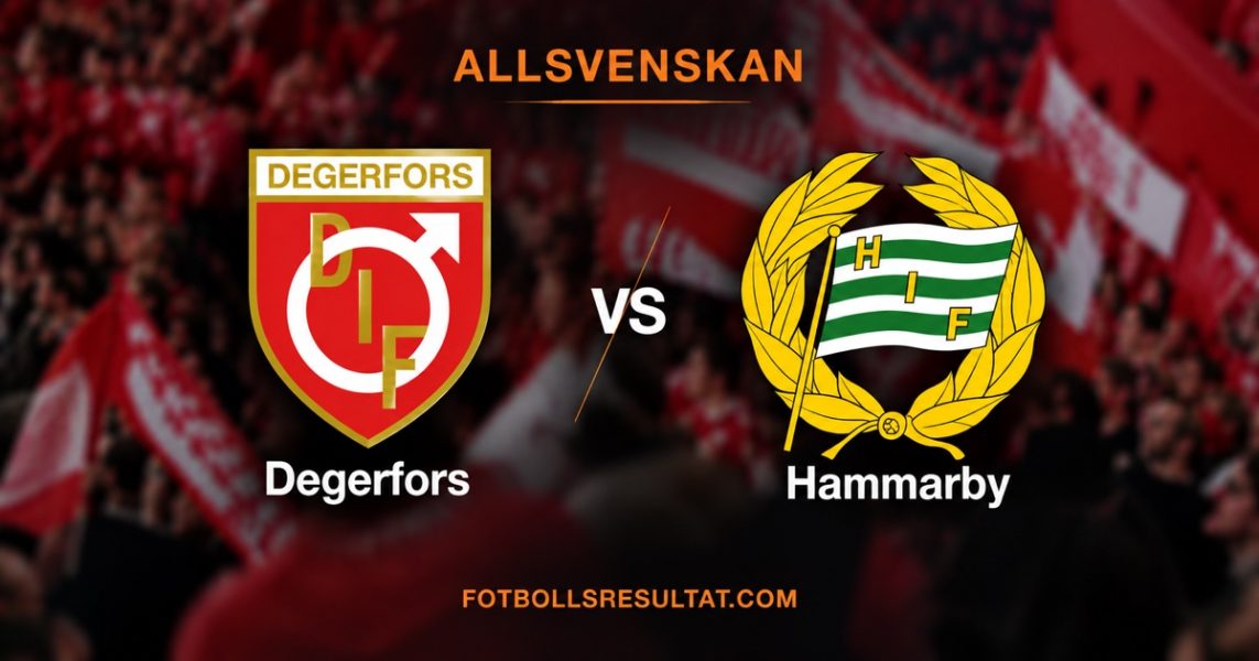 Allsvenskan: Degerfors – Hammarby