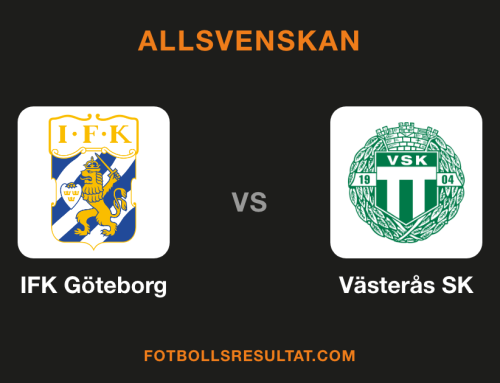 IFK Göteborg vann femte raka – slog Västerås SK 1–0