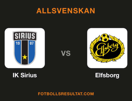Joakim Persson gjorde två mål – Sirius behöll serieledningen efter 2–2 mot Elfsborg