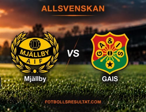 Mjällby förlorade igen – sex raka matcher utan seger när GAIS vann med 3–0