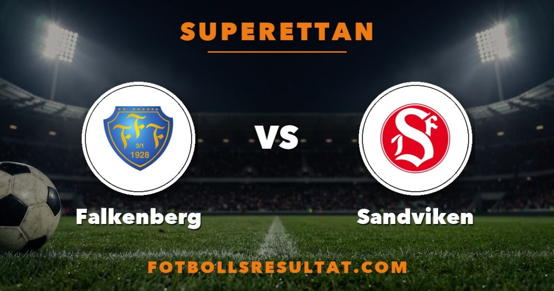 Matchkort Falkenberg–Sandviken, Superettan